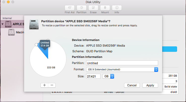 Mac high sierra what format for new ssd drives