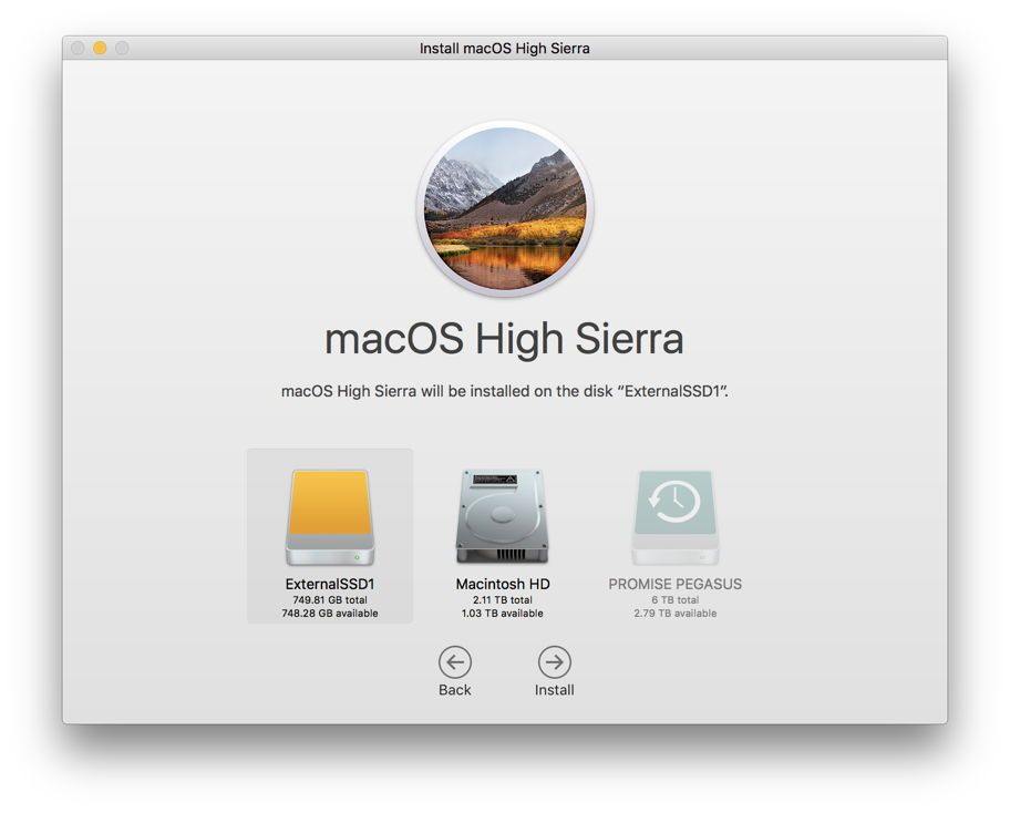 Mac High Sierra What Format For New Ssd